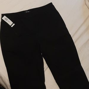 Black chino pants
